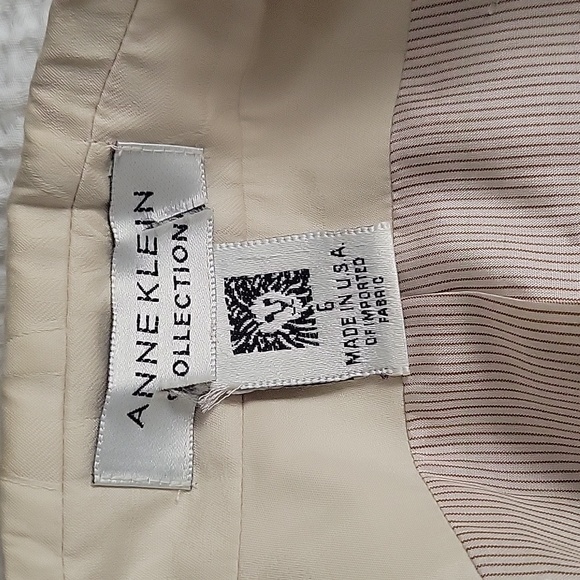 Anne Klien| 🔥Vintage Ivory/Cream Blazer Vest Size 6/M - Picture 11 of 14